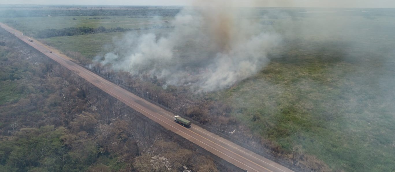 Incêndio destruiu 1.500 hectares do Parque Nacional de Ilha Grande