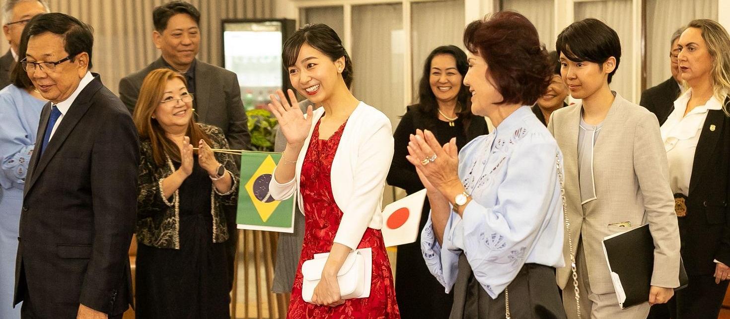 Em ano de celebração diplomática, princesa Kako participa de evento na Acema