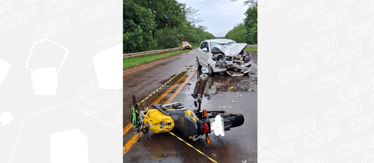 Motociclista morre em acidente na PR-492