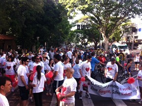 Caminhada e Bicicletada Doe Sangue, Salve Vidas reúne centenas nesta manhã no Parque do Ingá