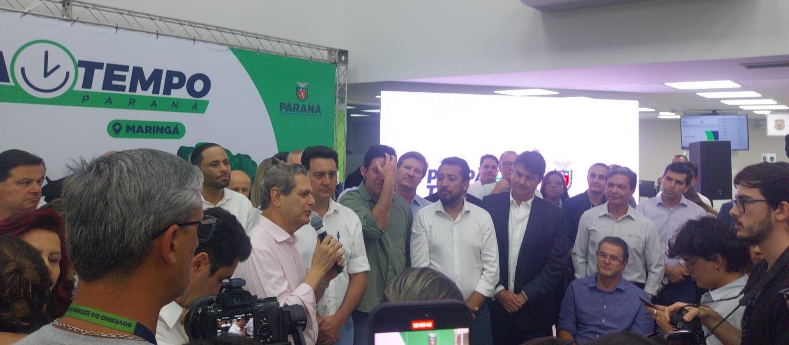 Ratinho Junior inaugura Poupatempo e anuncia recursos para o Parque de Exposições