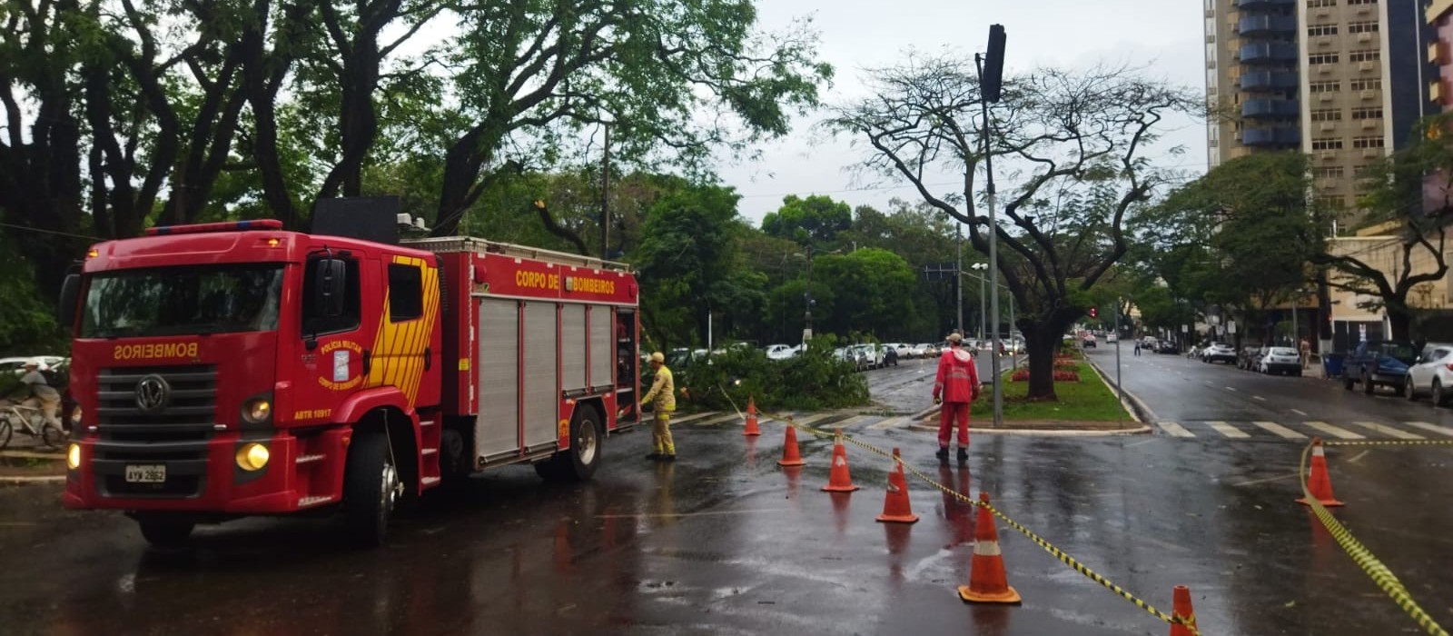 110 pessoas foram atingidas por temporal em Maringá, diz Defesa Civil do Paraná