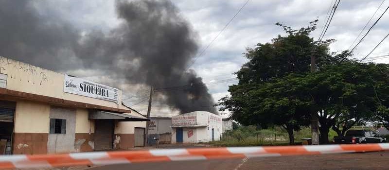 Explosão em empresa de oxigênio de Maringá mobiliza bombeiros