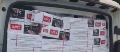 PRF apreende carro com 20 mil maços de cigarro contrabandeado