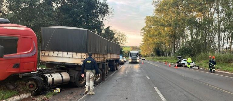 PRF aponta redução nas mortes em rodovias federais do Paraná