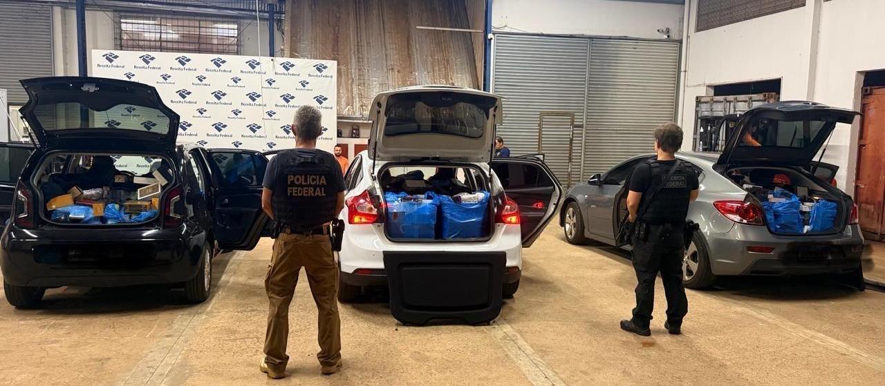 RF e PF desarticulam quadrilha que movimentava R$ 2 mi por mês em mercadorias estrangeiras