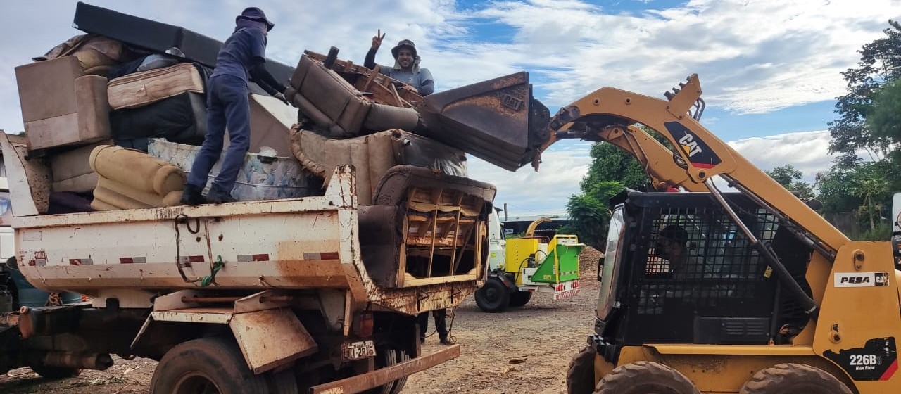 Sarandi recolhe 23 toneladas de materiais inservíveis em três dias