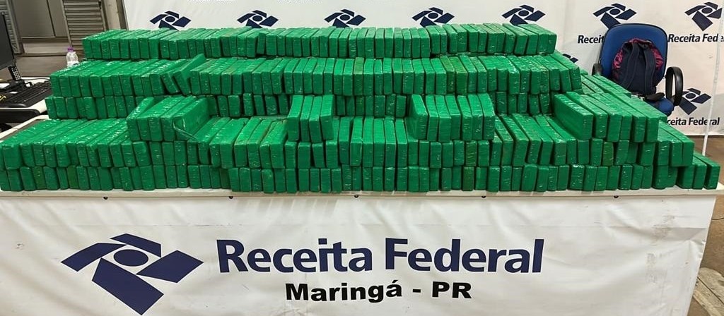 PRF e RF apreendem mais de meia tonelada de maconha