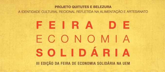 Evento na UEM comercializará produtos de empreendimentos econômicos solidários