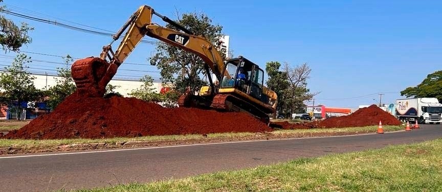 Trabalhos da obra do novo Trevo Catuaí são iniciados