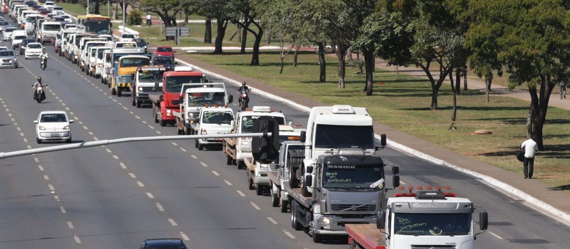 Gilson Aguiar: 'caminhoneiros, sinal de força'