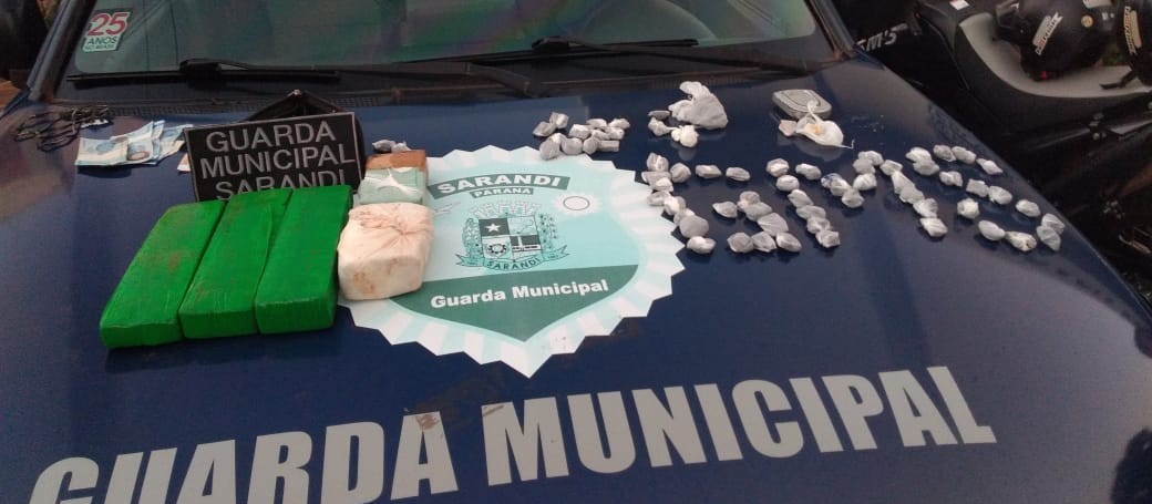 Guarda Municipal apreende maconha enterrada em quintal