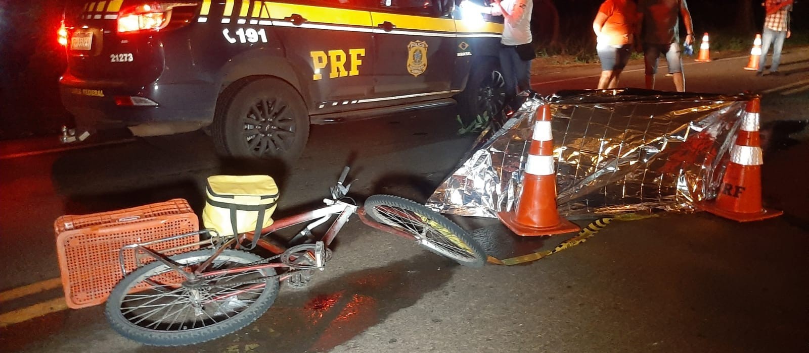 Ciclista morre atropelado em Mandaguari; motorista fugiu do local 