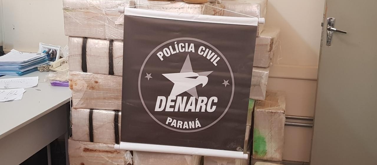 Denarc de Maringá apreende mais de uma tonelada de maconha