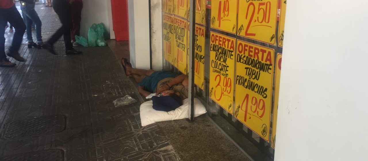 Em 197 abordagens, apenas 20 moradores de rua aceitaram ir para o albergue