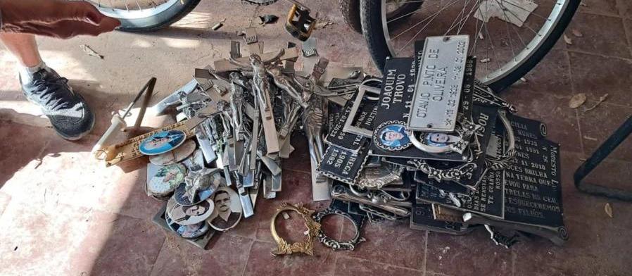 Cemitério de cidade da região de Maringá é alvo de furtos e atos de vandalismo