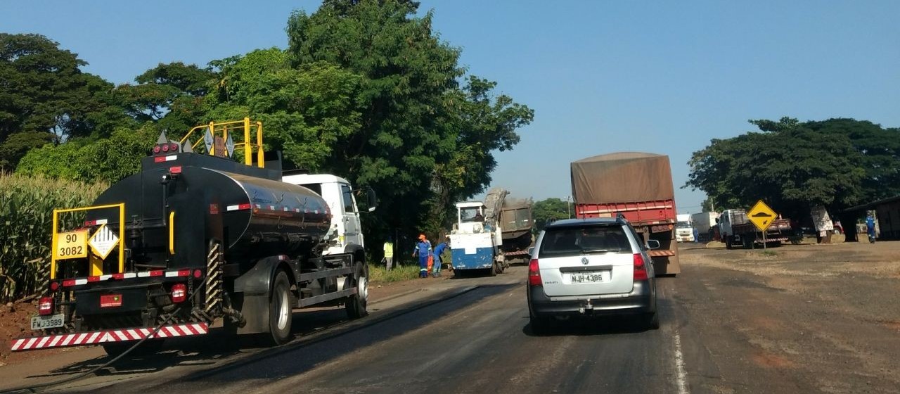 Na véspera do feriado, obras deixam trânsito mais lento