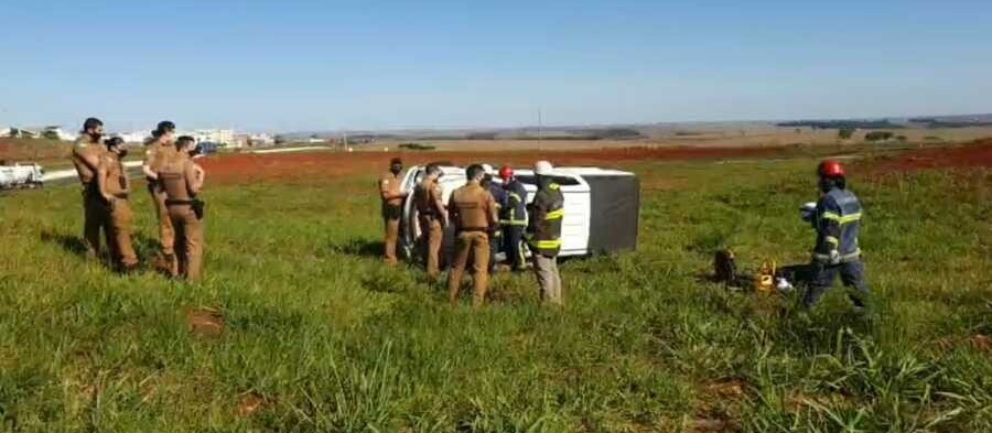 Motorista morre após capotar carro durante perseguição policial em Maringá