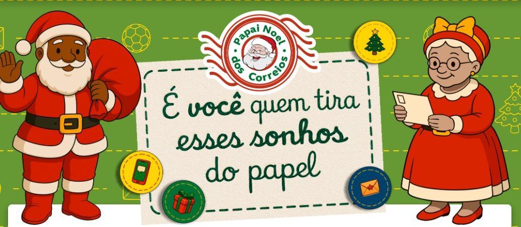 Campanha dos Correios arrecada presentes para crianças de Rio Bonito
