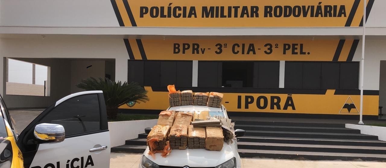 Após perseguição, PRE apreende mais de 240 Kg de maconha