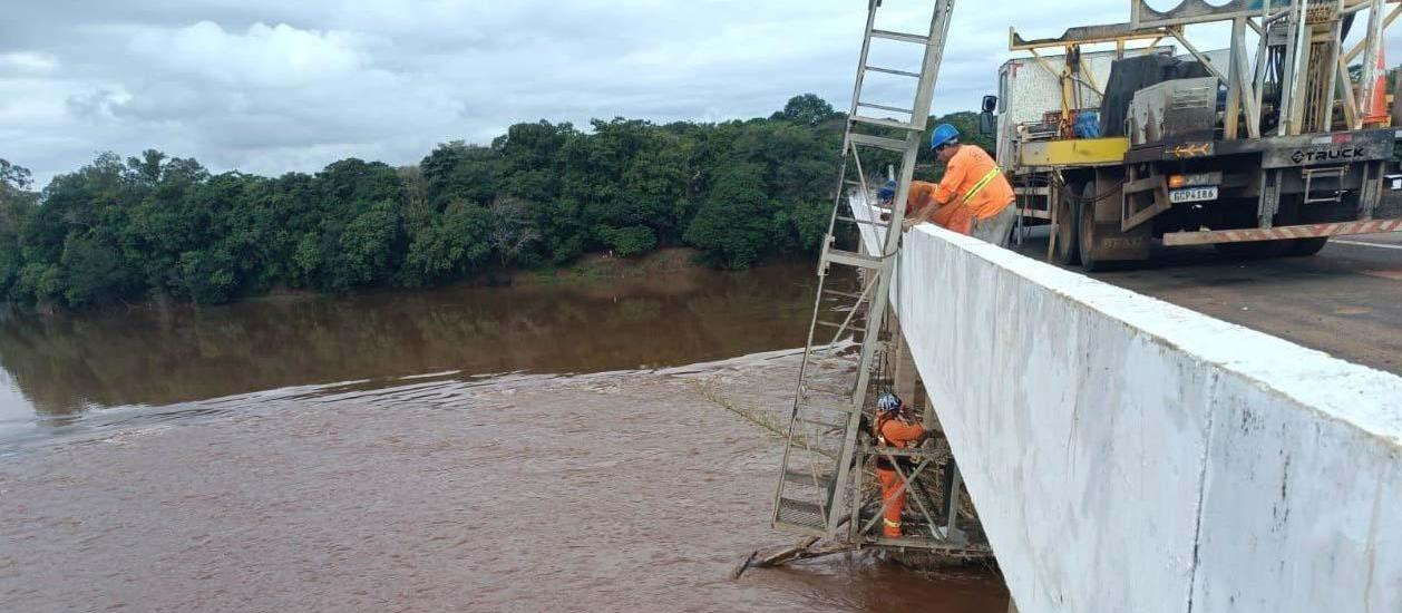 Reforma da ponte sobre o Rio Ivaí na PR-317 deve ser concluída em setembro