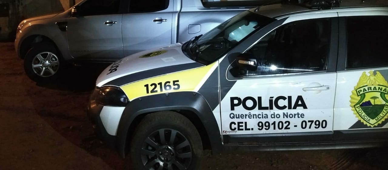 Ladrões invadem casa, roubam caminhonete e trocam tiros com a polícia