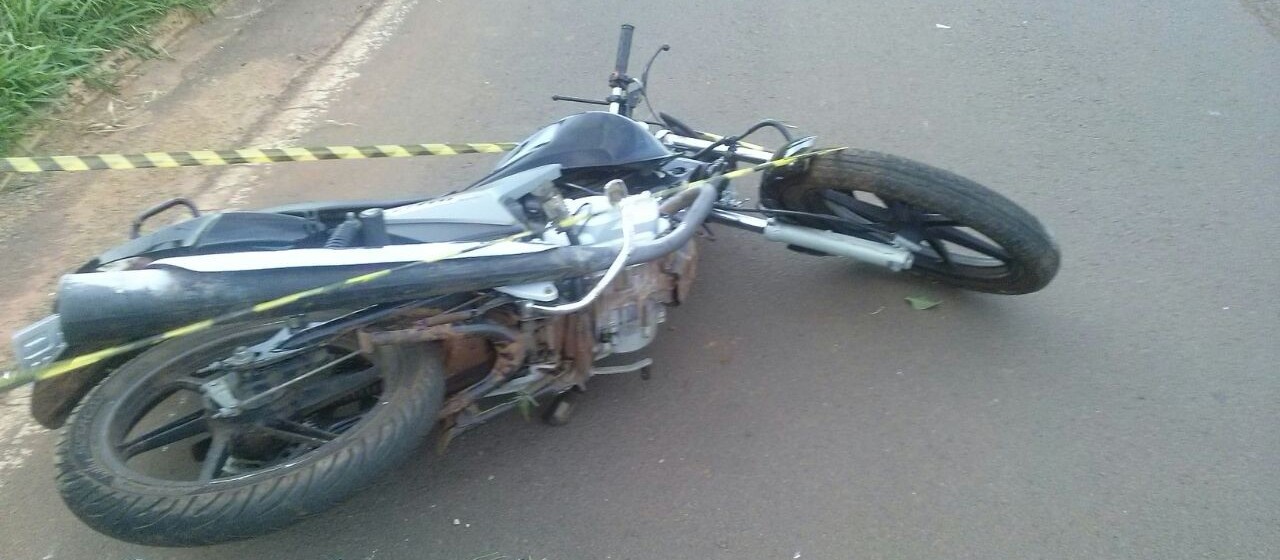 Motociclista morre em acidente na PR-218