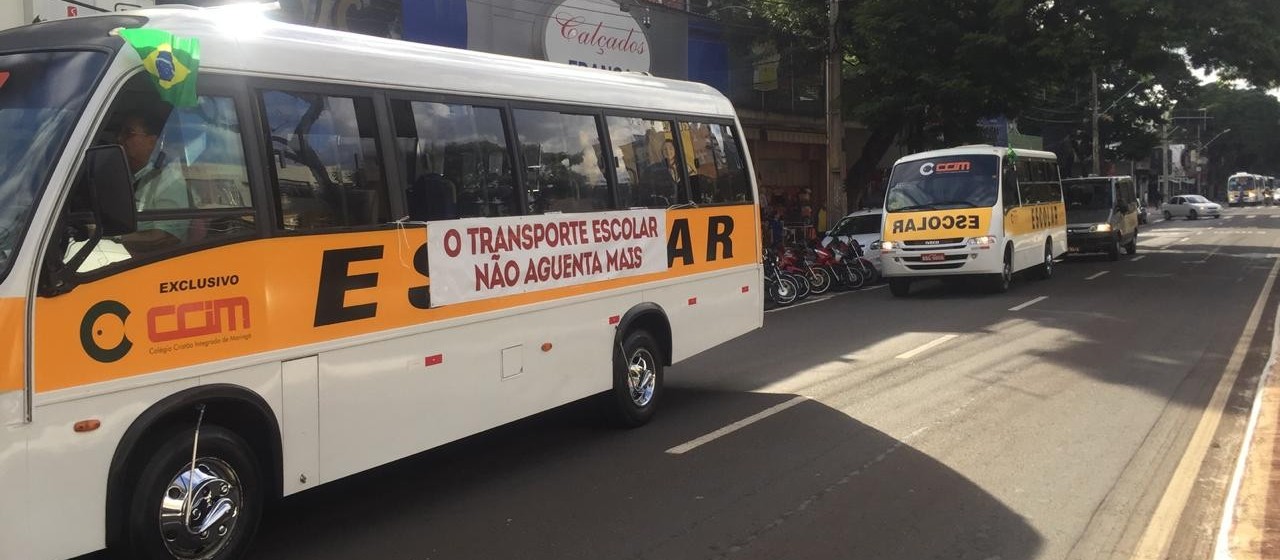 Empresas de transporte escolar podem parar a partir de segunda-feira (28)