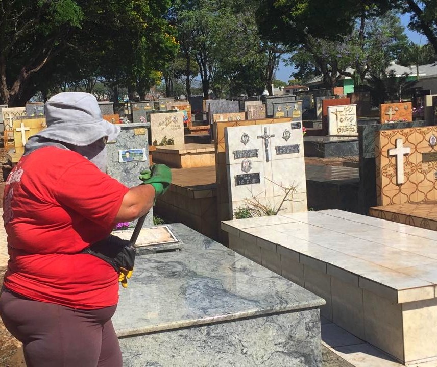 Limpeza de túmulos gera renda para várias famílias