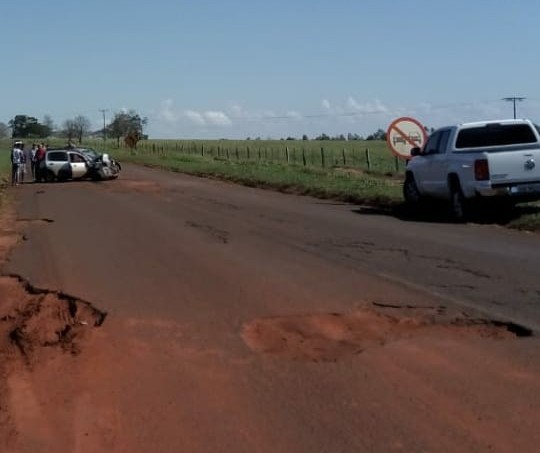 Comitiva da Cohapar sofre acidente em Querência do Norte