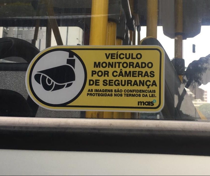 Ônibus estão com câmeras de monitoramento funcionando em Maringá