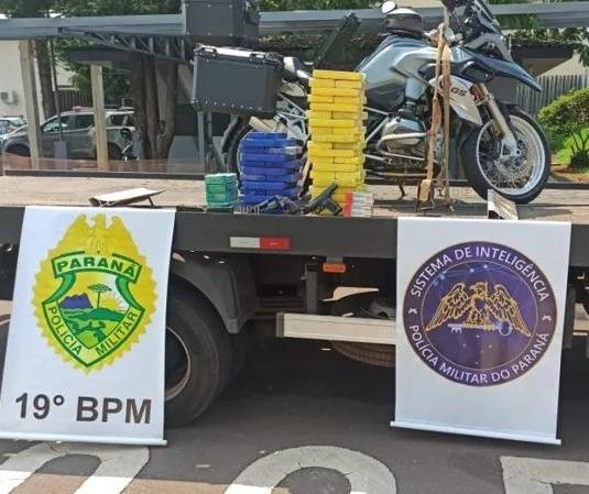 PF mira grupo que escondia drogas em motos de alta cilindrada