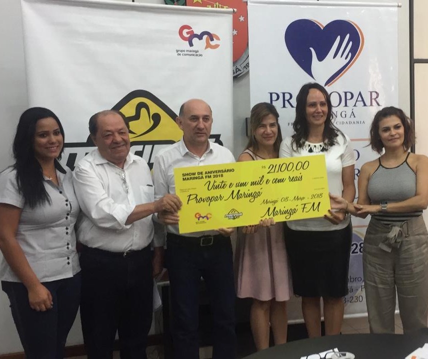 Maringá FM repassa mais de R$ 20 mil e 4 mil litros de leite ao Provopar