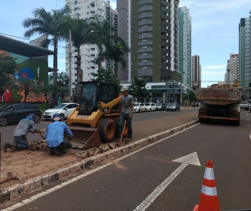 Começa a implantação de ciclovia na Avenida Horácio Racanello