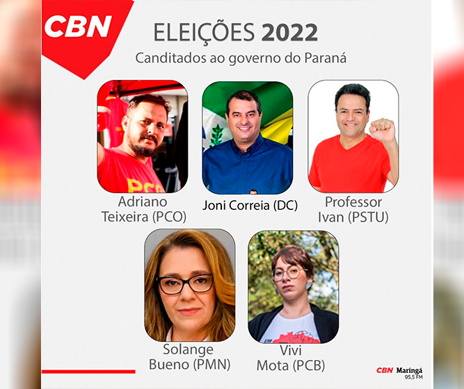 Candidatos ao Governo do Paraná apresentam propostas   