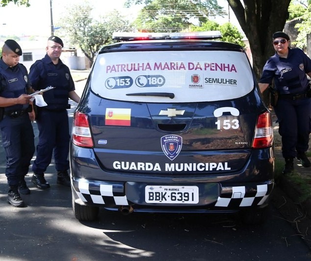 Em Maringá, patrulha Maria da Penha atendeu 1.409 casos em 2018