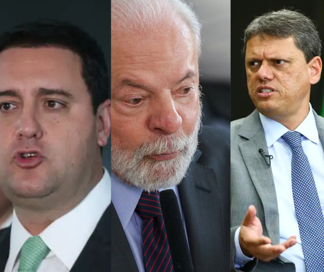 Ratinho Jr. vence Lula, Tarcísio e Michele e empata com Bolsonaro no Paraná