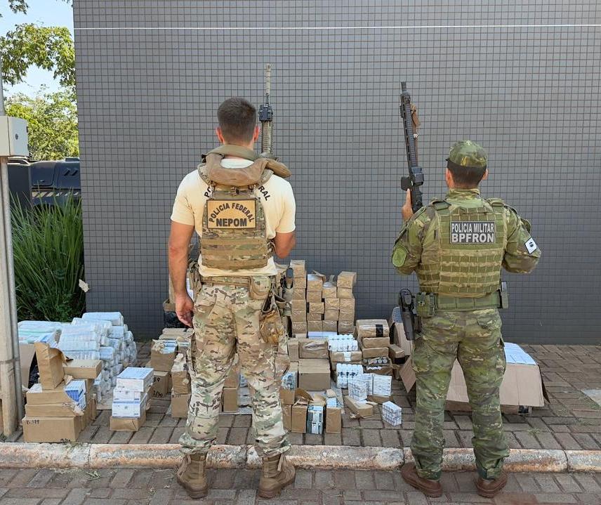 Polícia Federal apreende carga milionária de medicamentos em Altônia