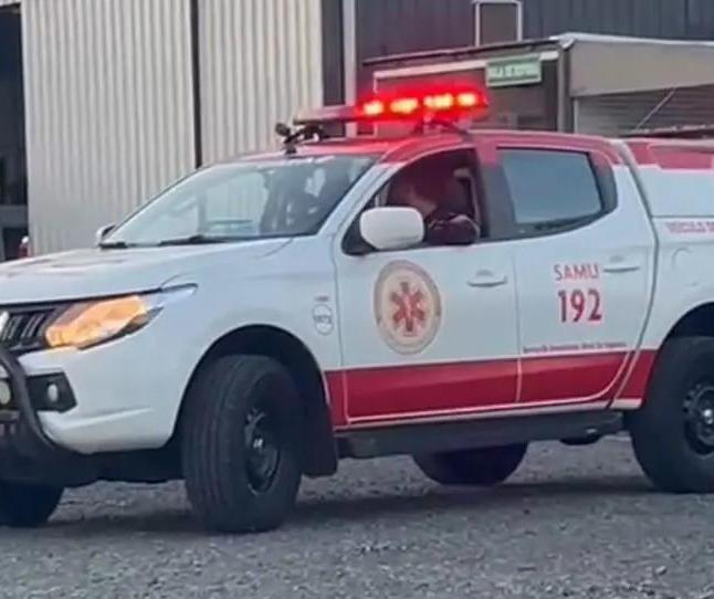 Trabalhador tem perna esmagada por caminhão em empresa de Maringá