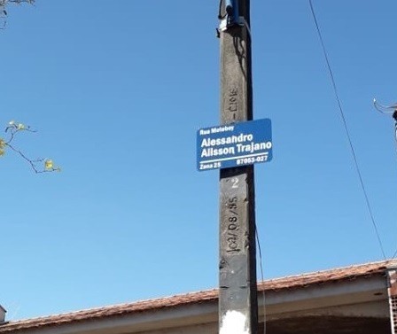 Maringá tem 1ª rua do Brasil com nome de motoboy 