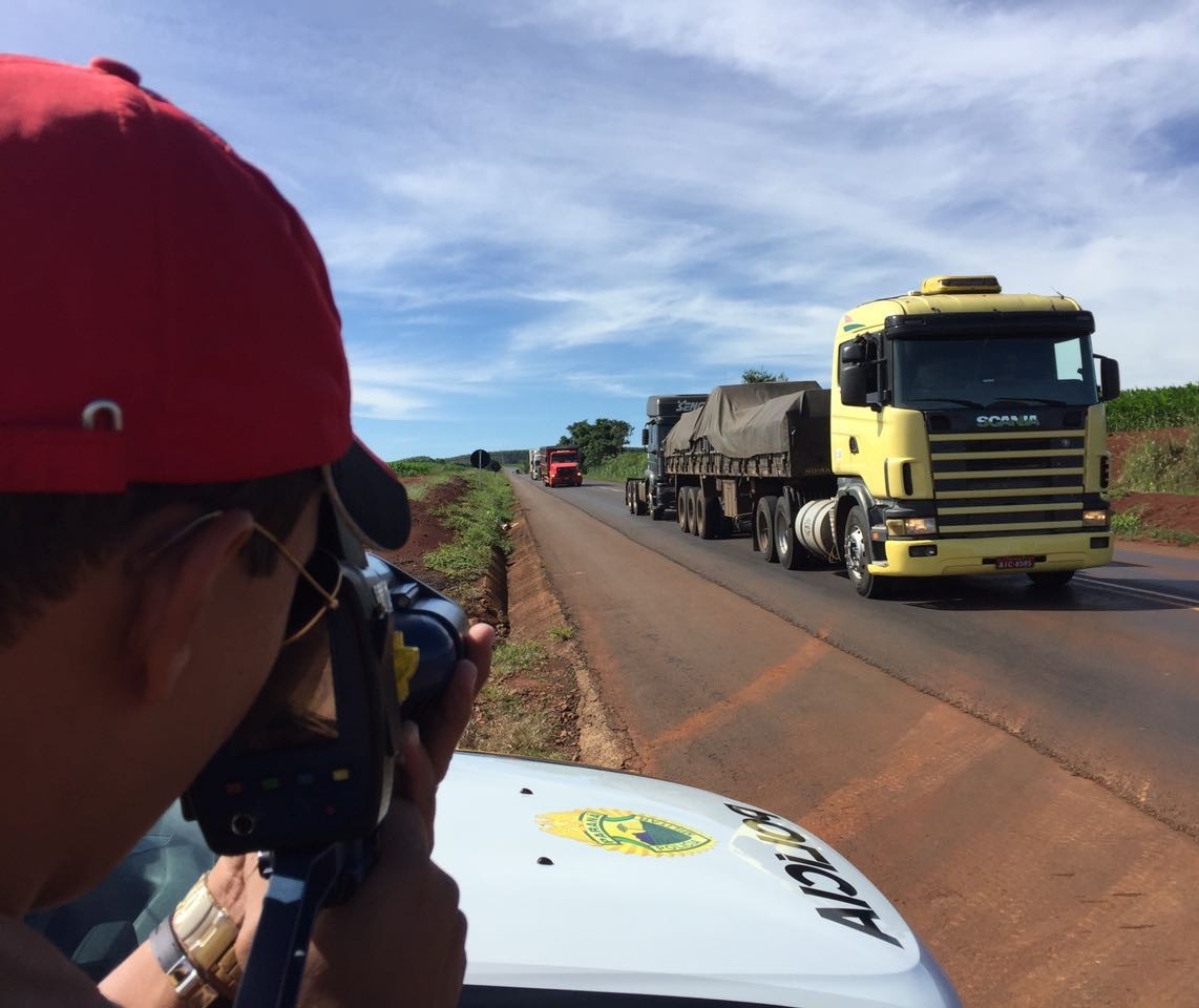 Chuva atrapalhou a fiscalização com radar