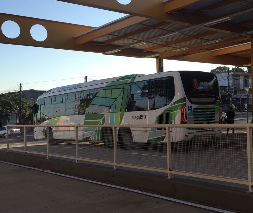 Liberados corredores exclusivos para ônibus na Kakogawa