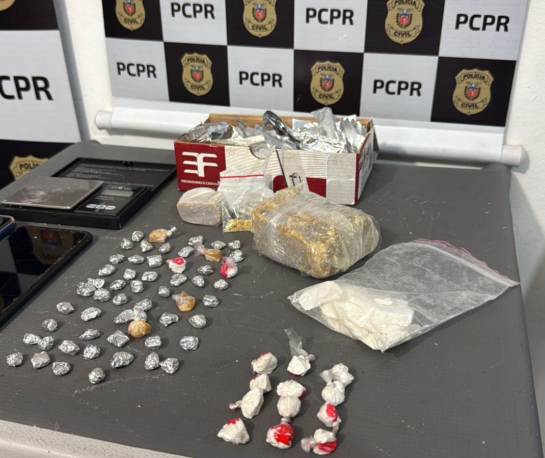 PC prende traficante de droga que distribuía crack na Zona 7