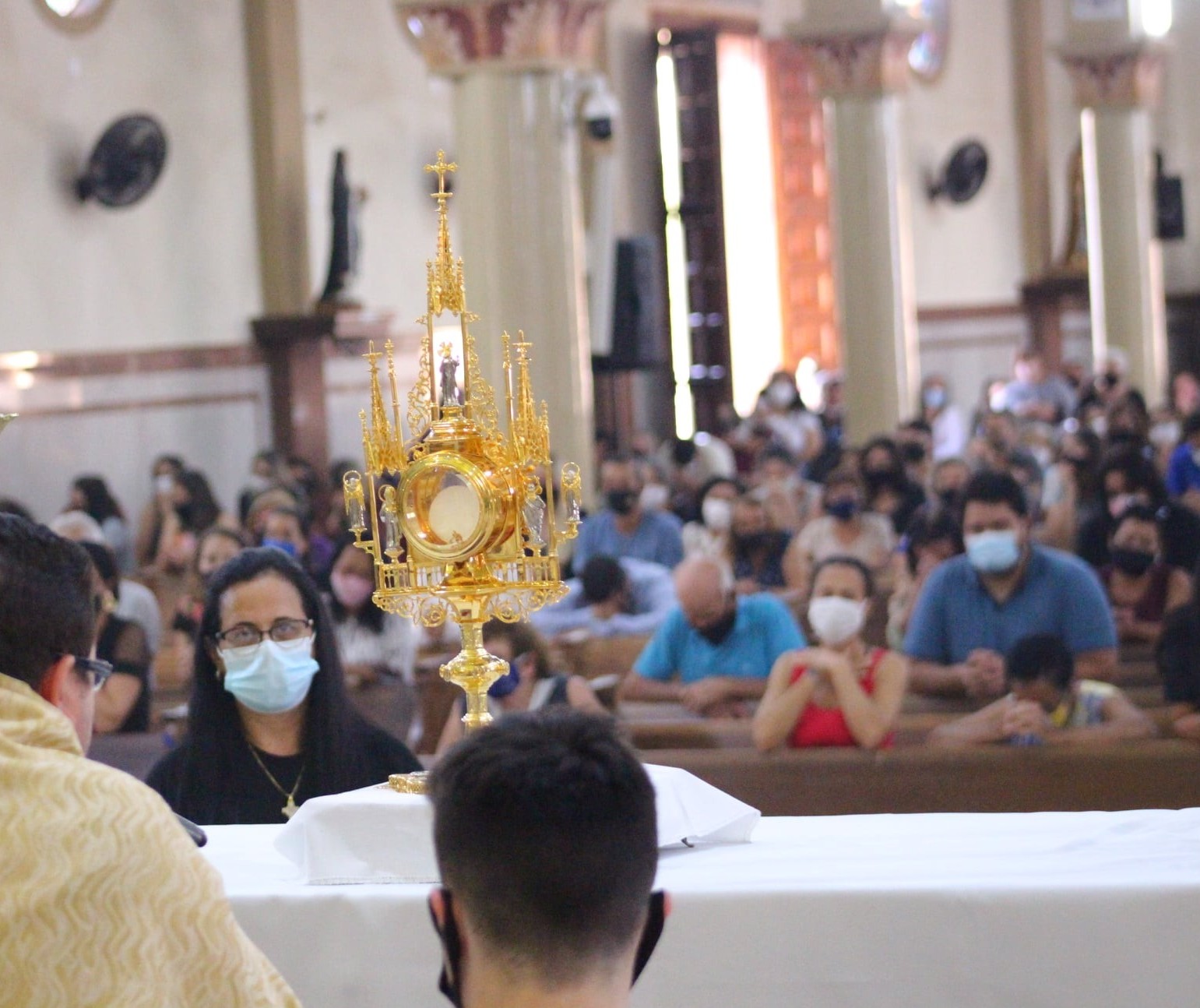 Santuário de Nossa Senhora Aparecida, em Astorga, se prepara para receber fiéis em 12 de outubro