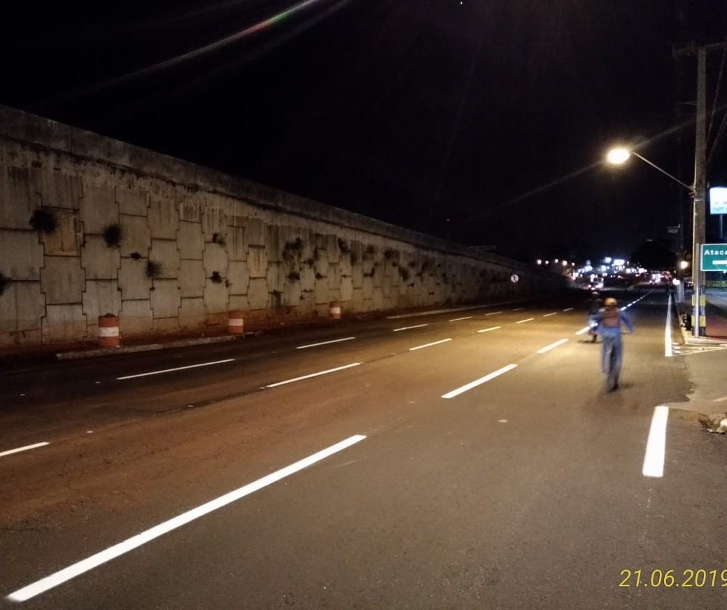 Cratera é fechada e pista é liberada