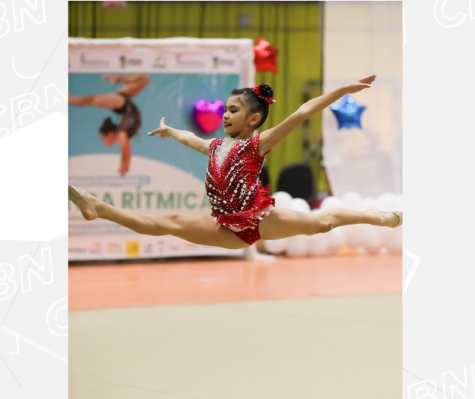 Atleta de 10 anos, moradora de Maringá, é promessa na ginástica rítmica