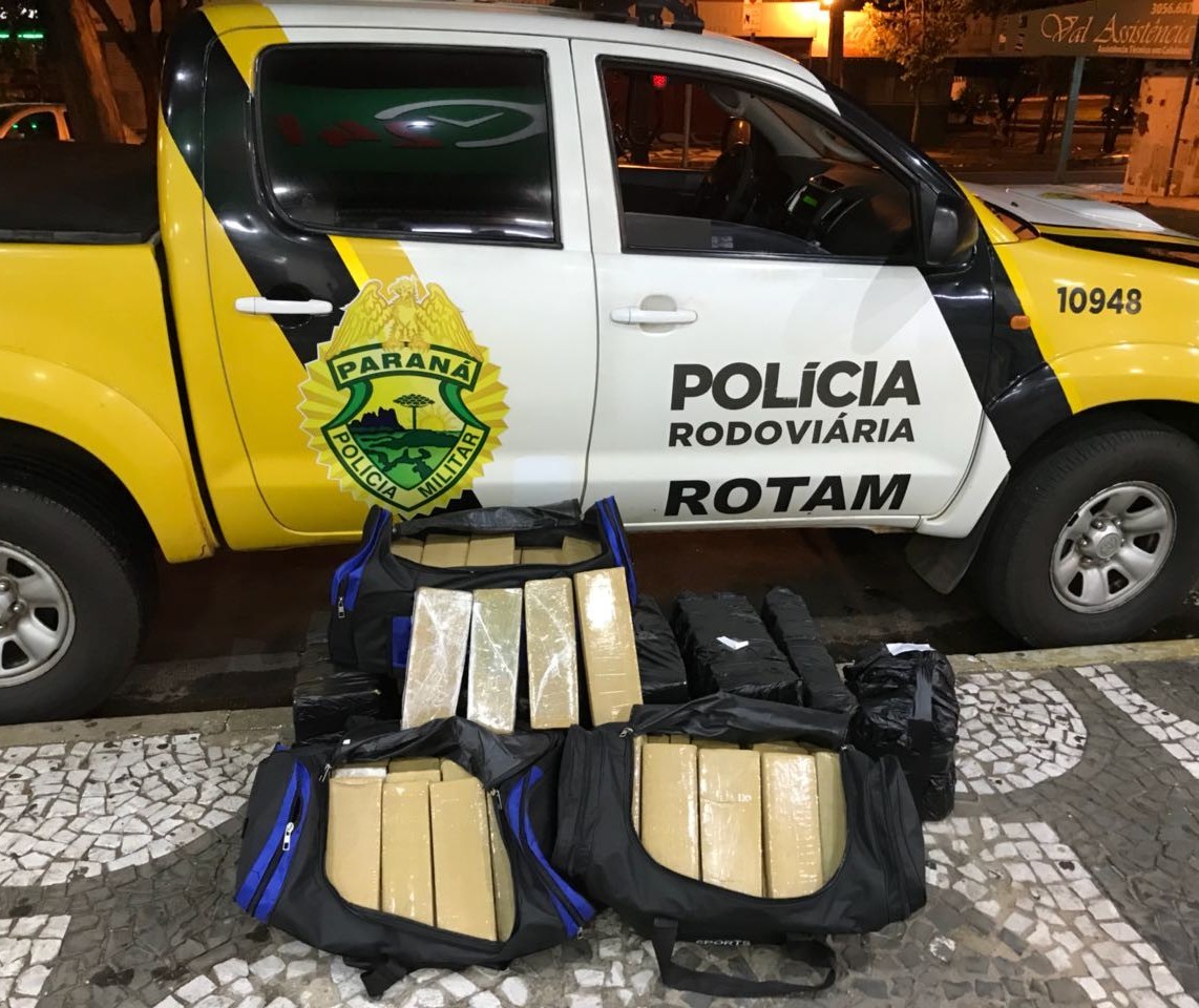 PRE apreende quase 200 kg de maconha em Perobal