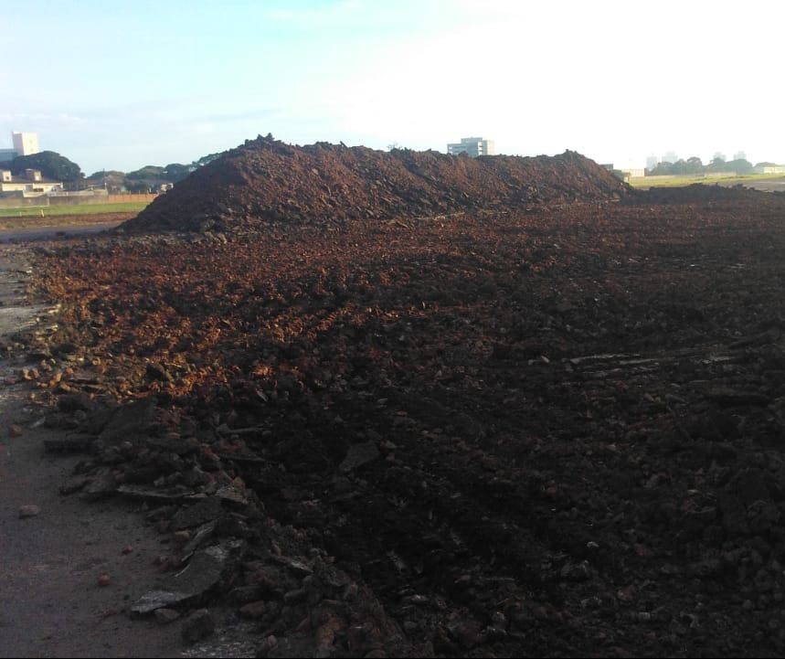 Pista do antigo aeroporto é demolida para construção de hospital