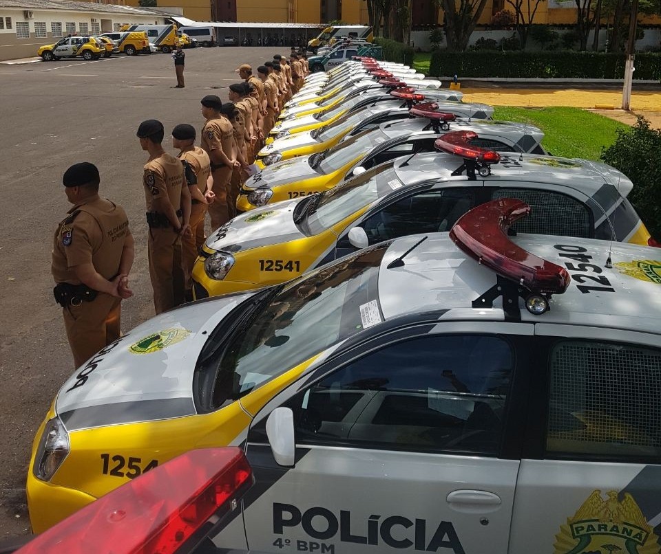 Polícia Militar apresenta viaturas entregues pelo Governo do Estado