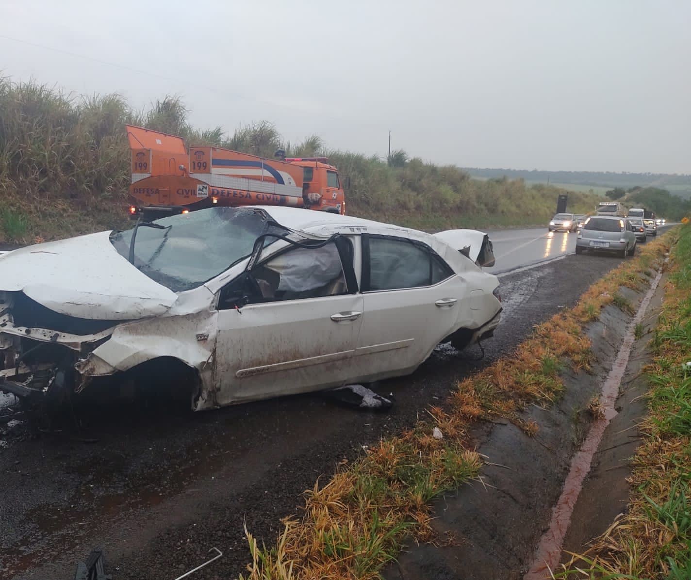 Motorista morre em acidente na PR-463 em Colorado